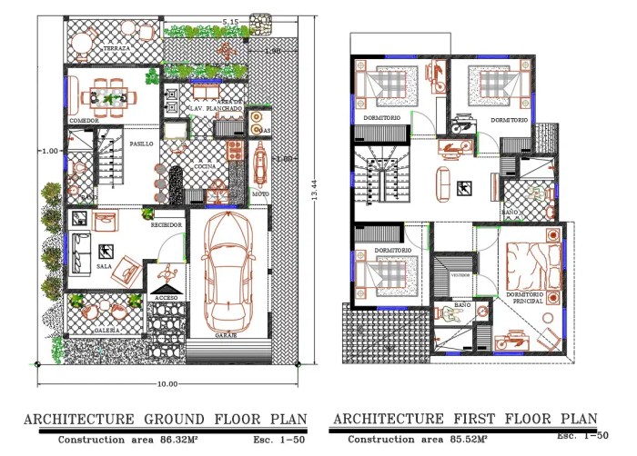 Desain rumah minimalis ukuran 10x14