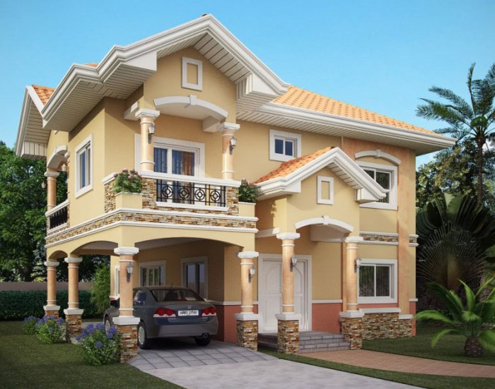 Desain rumah type 21 60 2 lantai