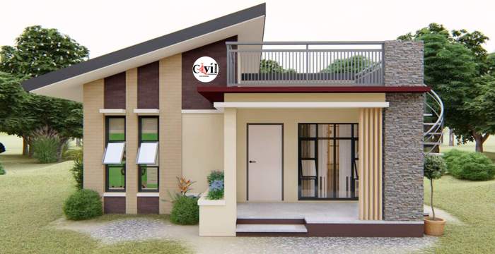 Desain rumah type 85