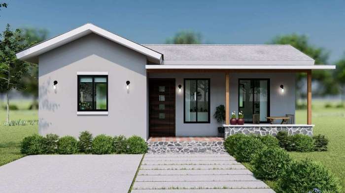 Desain rumah sederhana tapi menarik