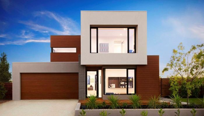 Desain Rumah Minimalis Teras Depan dan Samping