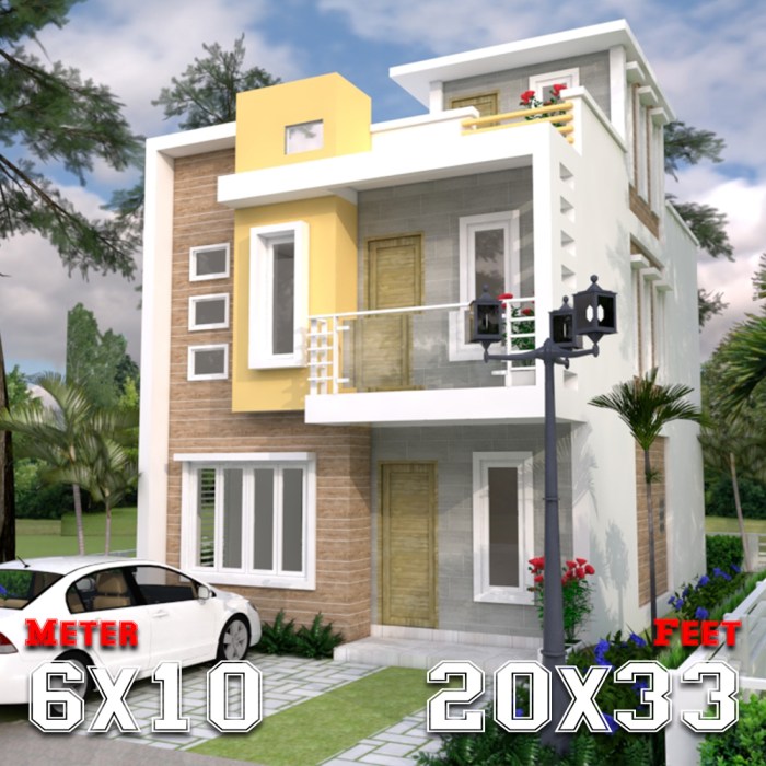 Gambar desain rumah ukuran 6x10