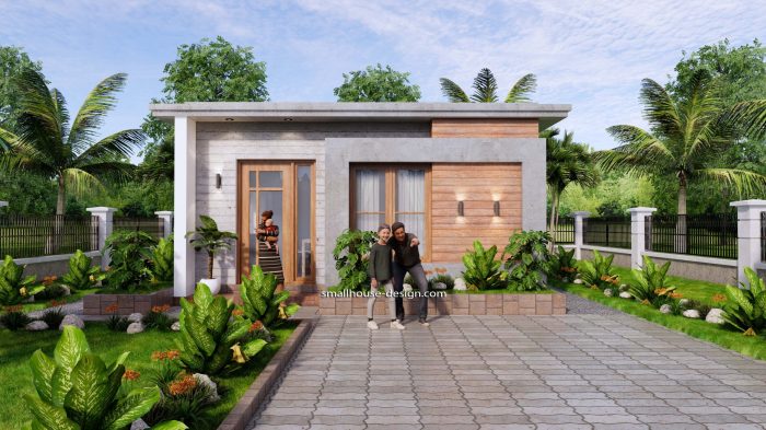 Desain rumah ukuran 6x18 1 lantai