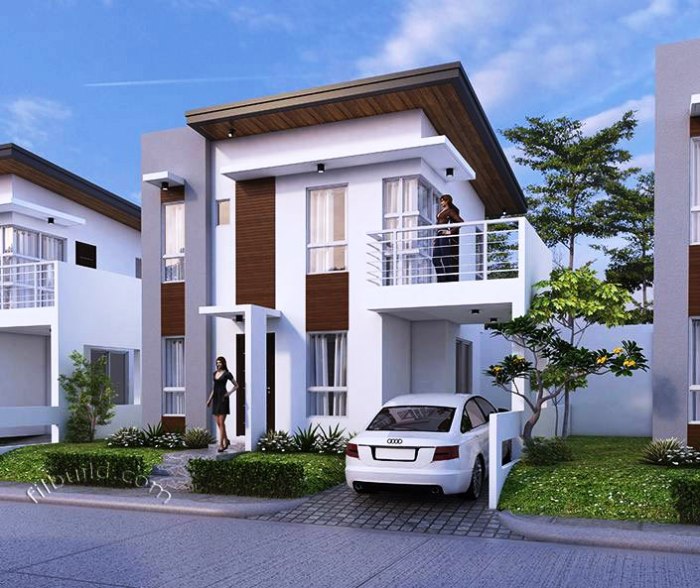 Desain rumah minimalis memanjang ke samping