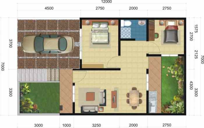 Desain rumah type 60 90