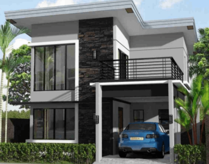 Desain rumah ukuran 6 x 15 meter