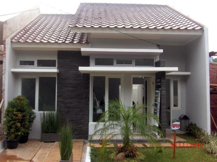 Desain rumah type 45 minimalis modern