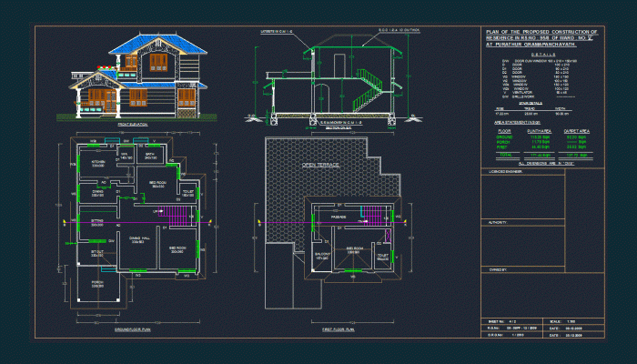 Desain Rumah Sederhana dengan AutoCAD