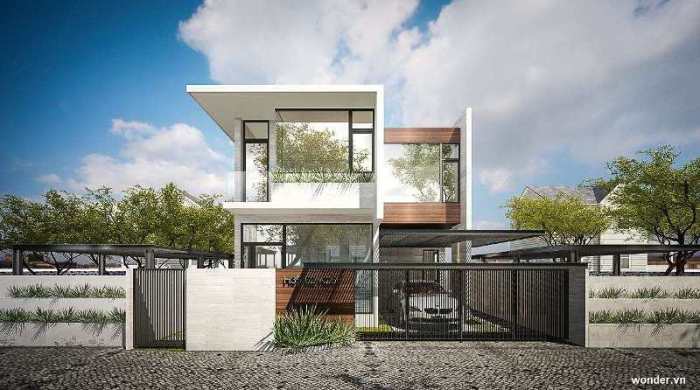 Desain rumah minimalis modern ukuran 7x12