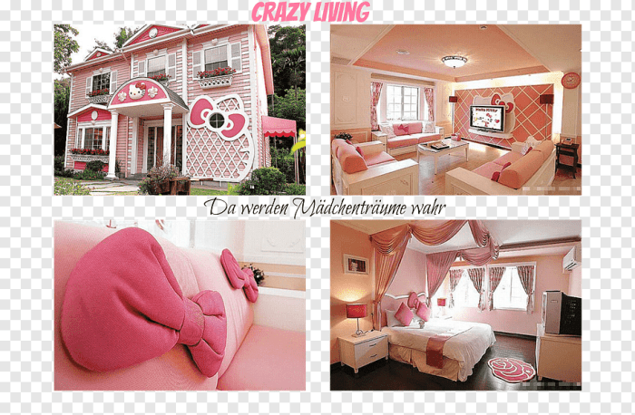 Gambar desain rumah hello kitty